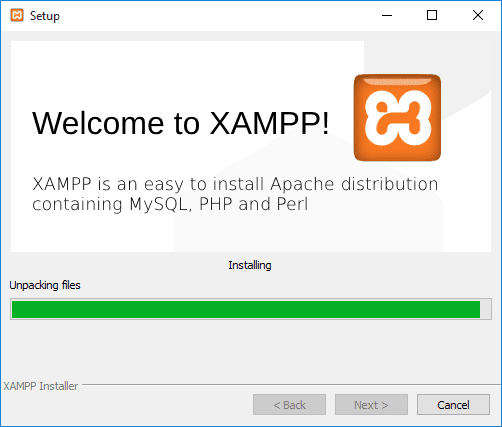 نصب کننده XAMPP